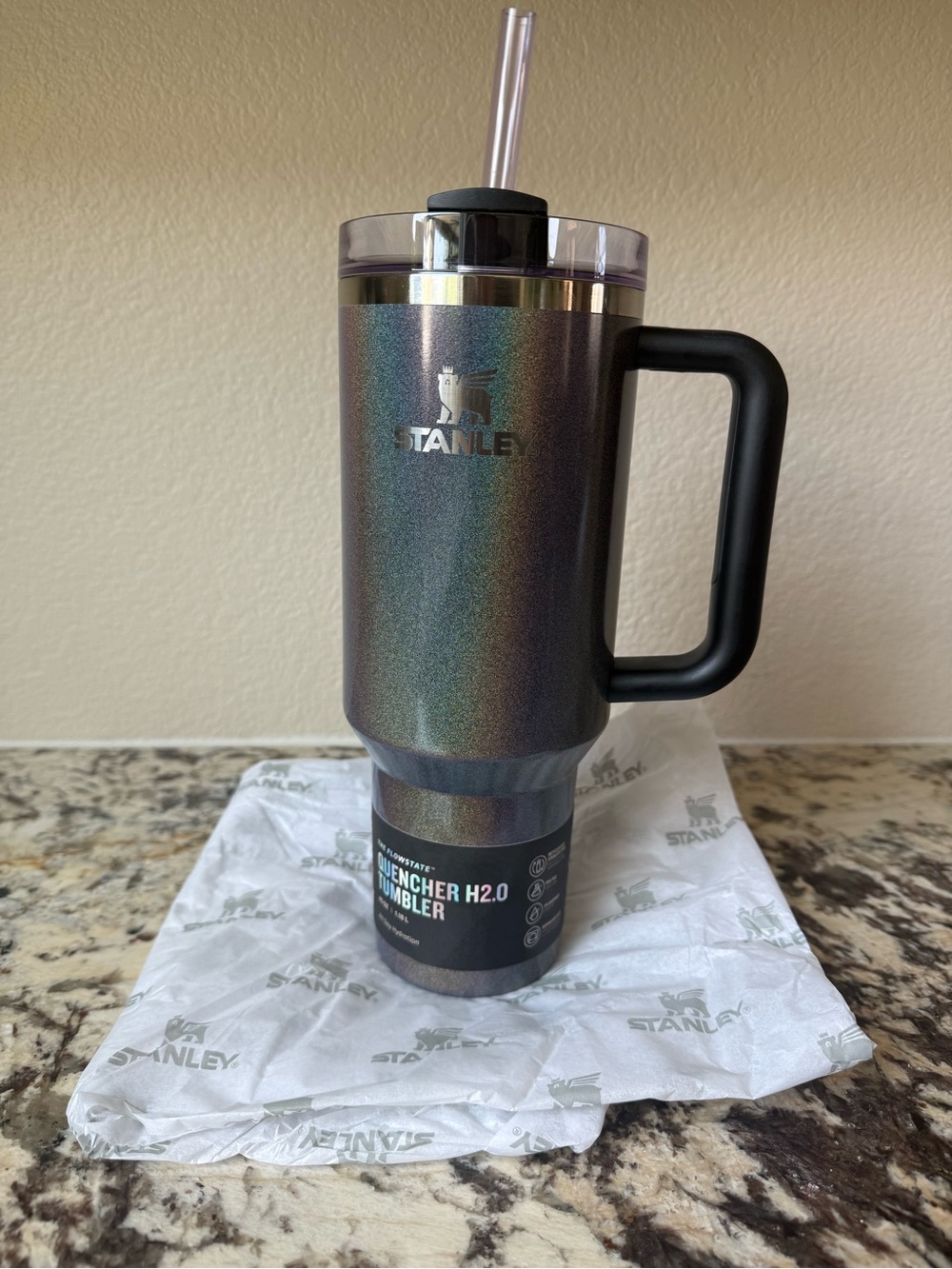 40oz Stanley Limited Edition Midnight Glitz Tumbler